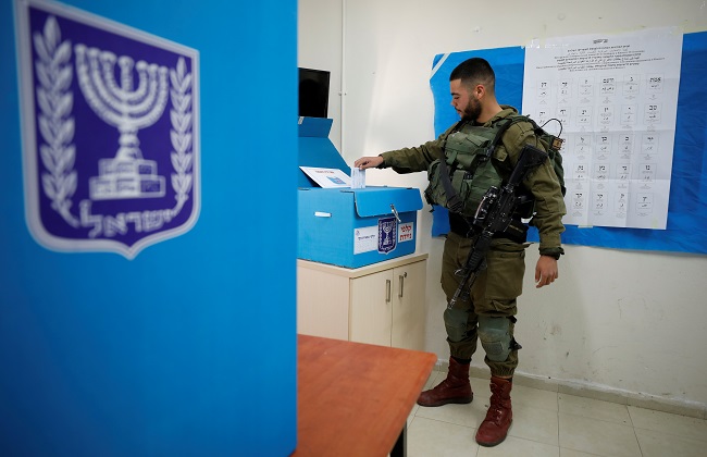 إغلاق صناديق الاقتراع في الانتخابات التشريعية الإسرائيلية