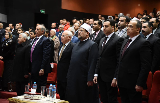 وزير الأوقاف ومحافظ بورسعيد يستهلان المسابقة الدولية للقرآن الكريم بدقيقة حداد على «العجمي و«هاني