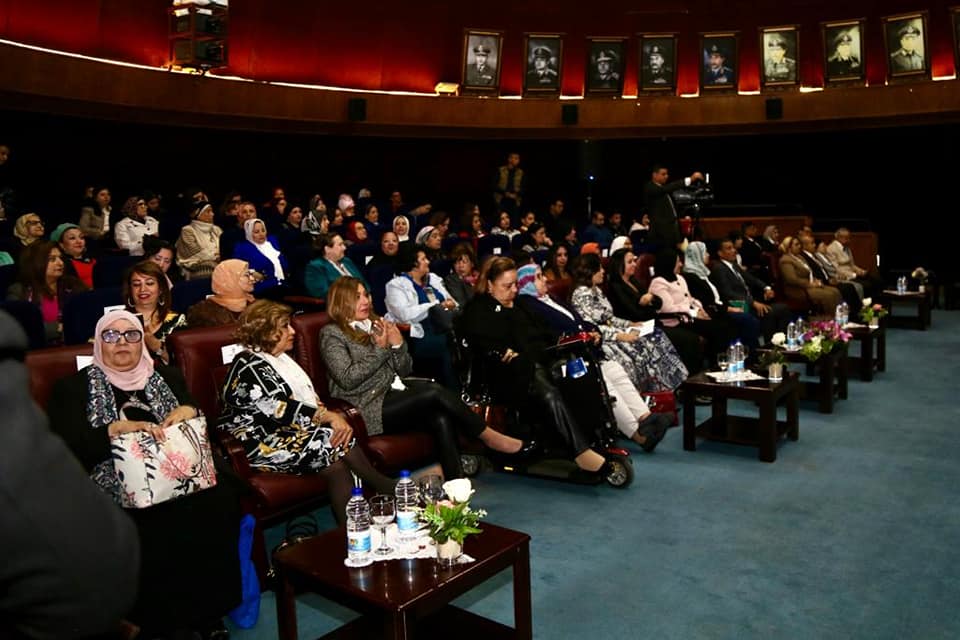  الدكتورة مايا مرسي خلال الاحتفال ياليوم العالمى للمرأة