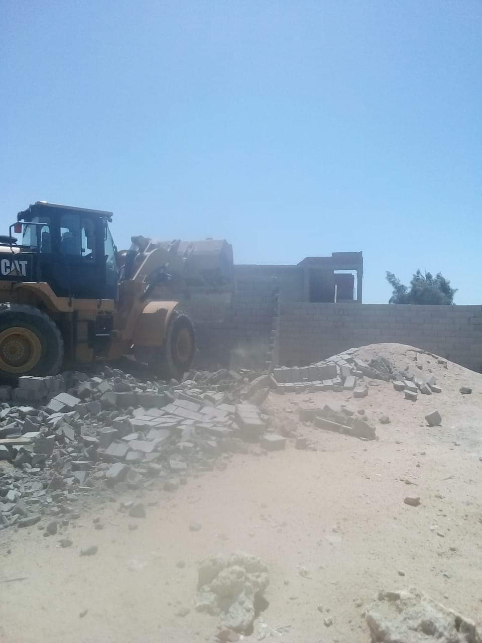 حملات إزالة التعديات ومخالفات البناء فى جنوب سيناء