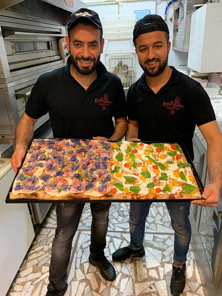 محمود الزهار مبادرة البيتزا في ايطاليا 