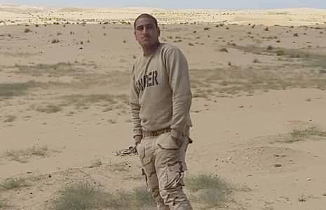 تشييع جثمان شهيد الواجب الوطني المجند أبانوب عبدالتواب بقرية طوخ في المنيا