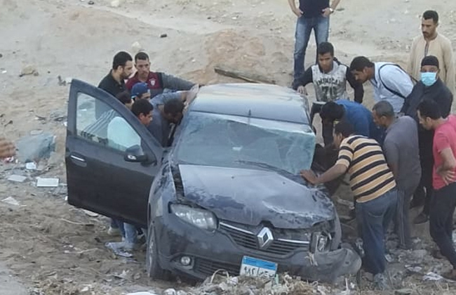 مصرع شاب في حادث على طريق بورسعيد  الإسماعيلية