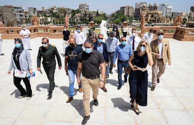 وزير السياحة والآثار يتفقد قصر البارون إمبان بمصر الجديدة بعد الانتهاء من تطويره| صور