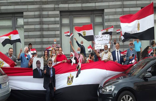 ألمانيا تستيقظ على احتفالات الجالية المصرية بذكرى ثورة  يونيو | صور