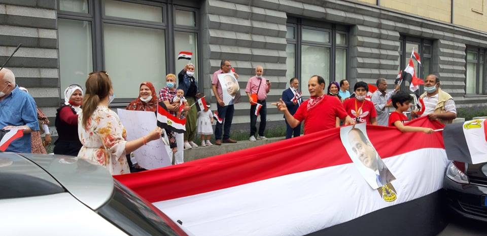 احتفالات الجالية المصرية فى ألمانيا بثورة 30 يونيو