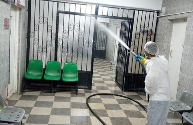 محافظ أسيوط استمرار حملات تعقيم المستشفيات ضمن إجراءات مواجهة كورونا | صور