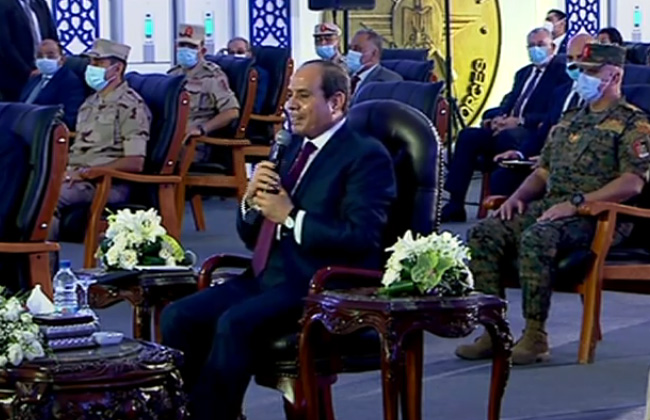 الرئيس السيسي نخوض معركة تفاوض في قضية سد النهضة حول قواعد الملء والتشغيل