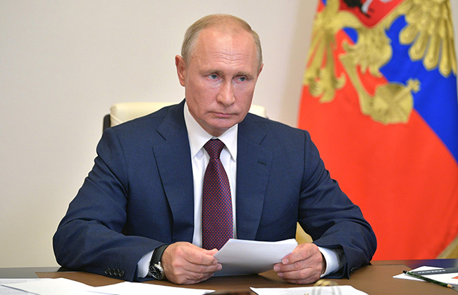 بوتين اعتماد التعديلات على الدستور الروسي الحالي خطوة بالاتجاه الصحيح