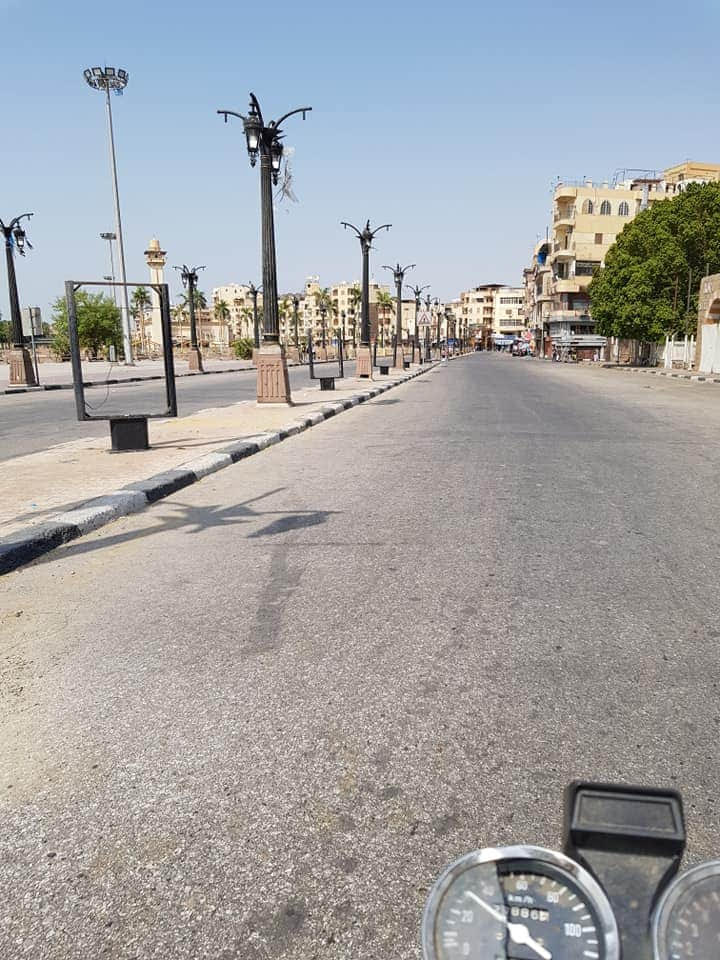 شوارع الأقصر خالية من المواطنين في أول أيام العيد