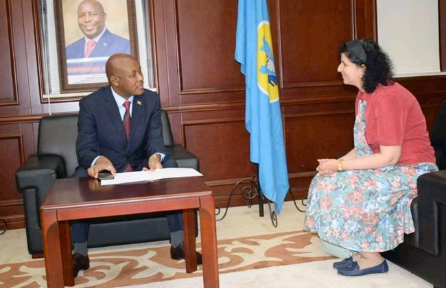 الرئاسة البوروندية تجرى مراسم توديع سفيرة مصر بعد انتهاء مدة خدمتها