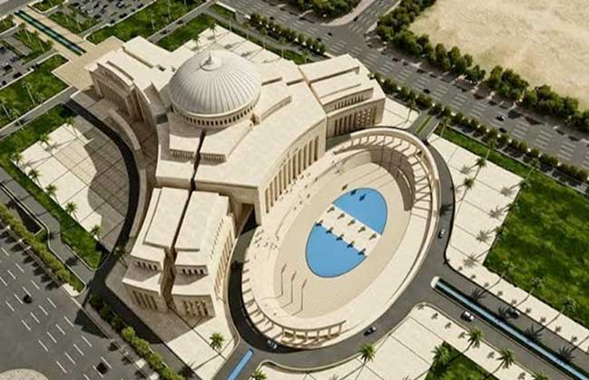 آخر تطورات إنشاء مبنى البرلمان الجديد فى العاصمة الإدارية - بوابة الأهرام
