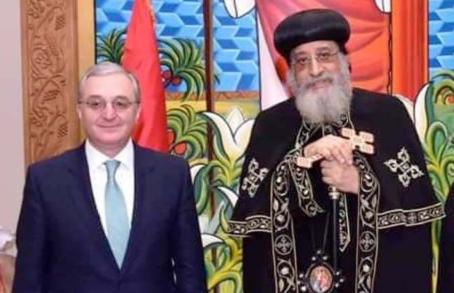 البابا تواضروس يستقبل وزير خارجية أرمينيا | صور 