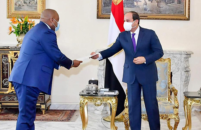 الرئيس السيسي يؤكد اعتزاز مصر بعلاقات التعاون المتميزة مع الكونغو الديمقراطية | صور