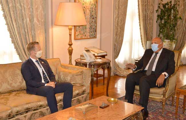 وزير خارجية الدنمارك يثمن جهود مصر فى وقف تدفقات للهجرة غير الشرعية