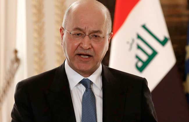 الرئيس العراقي يؤكد ضرورة منع التوترات الداخلية من التأثير على علاقات بلاده الخارجية