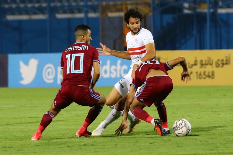 مباراة الزمالك وبيراميدز