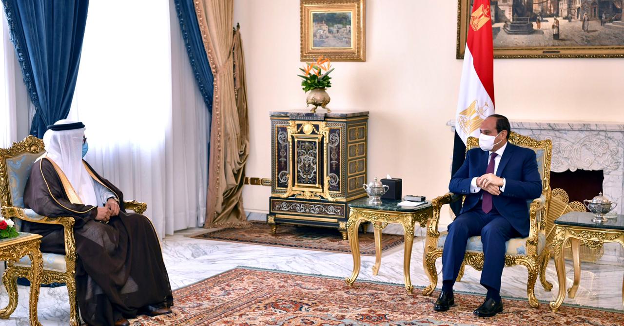 الرئيس السيسي يؤكد دعم مصر للبحرين في كافة مواقفها السياسية  وتوافق وجهات النظر حول قضايا المنطقة