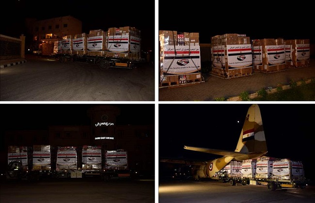 بتوجيهات من الرئيس مصر ترسل مساعدات طبية ومواد تطهير لدولة العراق لمواجهة «كورونا