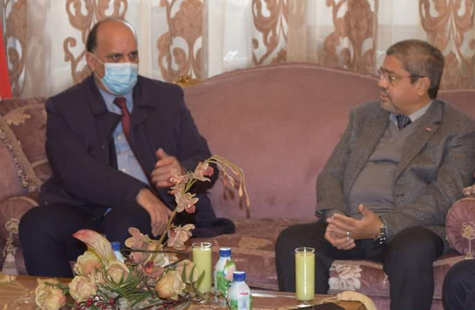 إبراهيم العربي يستقبل سفير تونس لبحث سبل زيادة العلاقات الاقتصادية| صور