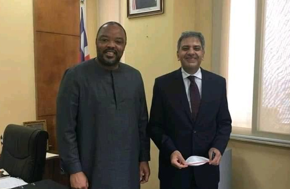 السفير المصري في مونروفيا يلتقي نائب وزير الخارجية الليبيري