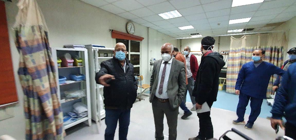 جانب من جولة الدكتور عبد الناصر حميدة وكيل وزارة الصحة بالغربية
