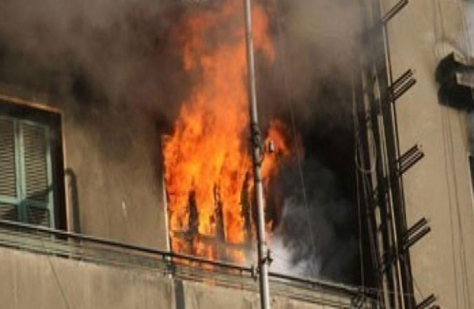 التحقيق في حريق شقة سكنية بمدينة  أكتوبر