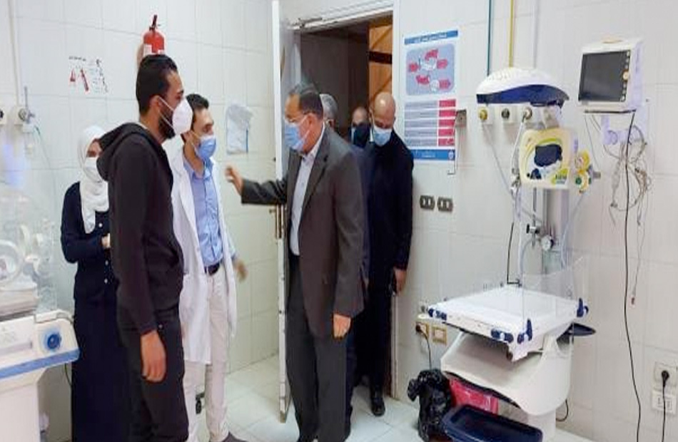 محافظ الشرقية يزور مستشفى الحسينية ويؤكد سعة تنك الأكسجين  آلاف لتر والاستهلاك اليومي | صور 