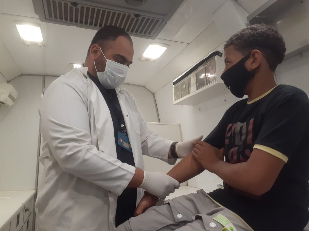 الإسكندرية علاج  مريضا مجانا في قافلة طبية بالجمرك 