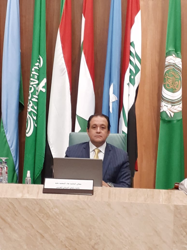   الجلسة العامة الأولي لدور الانعقاد الثاني للبرلمان العربي  