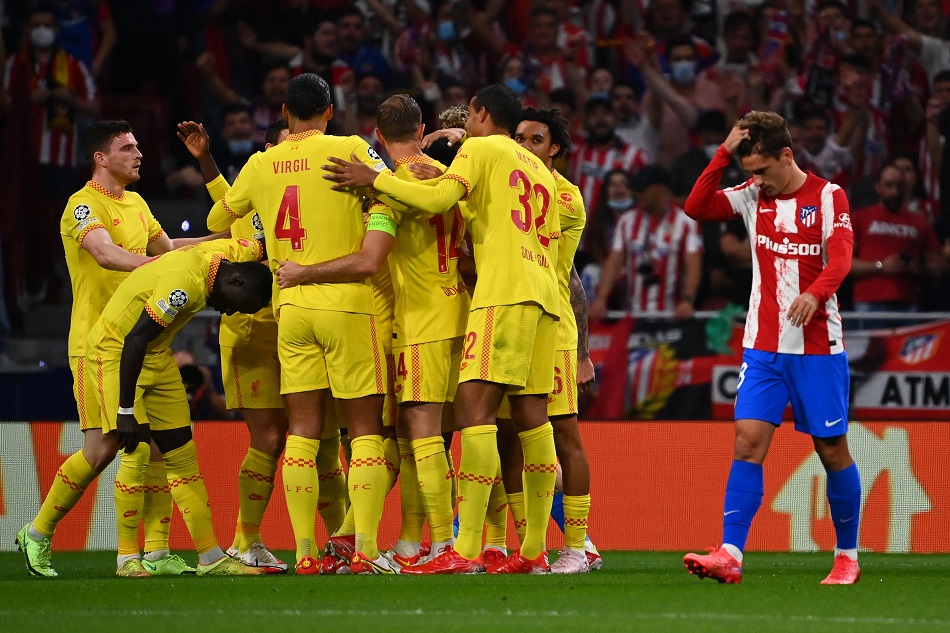 أتليتكو مدريد يتعادل أمام ليفربول  في الشوط الأول بأبطال أوروبا | صور
