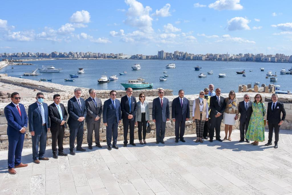   الإسكندرية تستقبل 17 سفيراً من الدول الإيبروأمريكية  