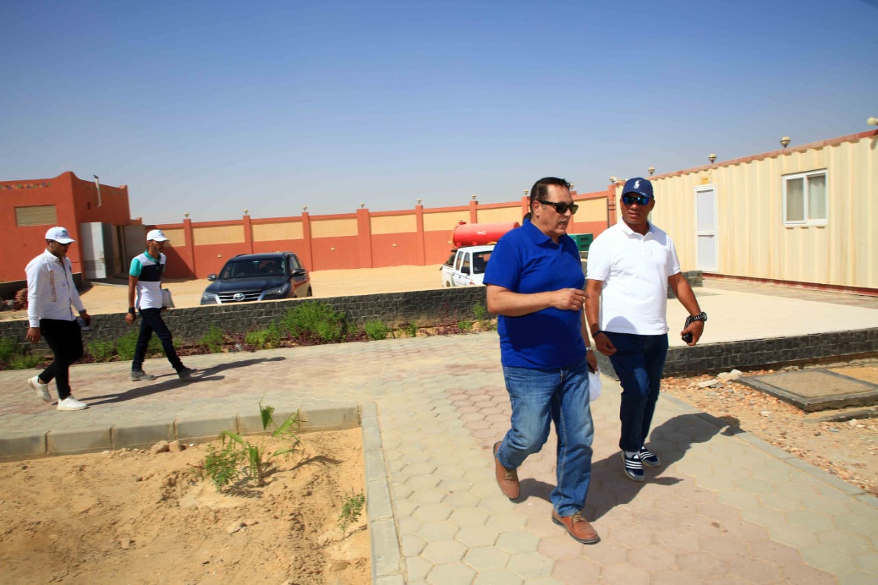 اللواء مهندس عمرو عبد الوهاب، رئيس مجلس الإدارة  خلال تفقده المحطات