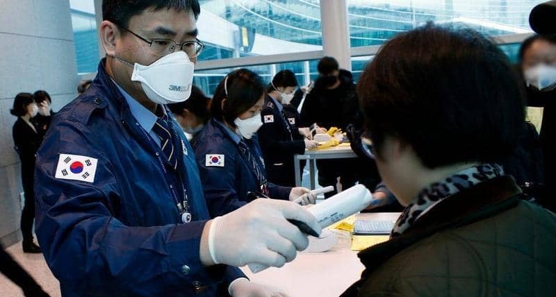 كوريا الجنوبية تسجل  إصابات بكورونا و وفاة