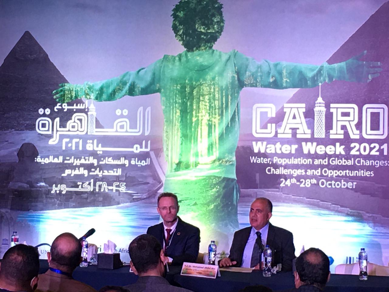 أسبوع القاهرة للمياه| وزير الري نعيد استخدام ٪؜ من مواردنا المائية وسترتفع النسبة إلى ٪؜ قريبا