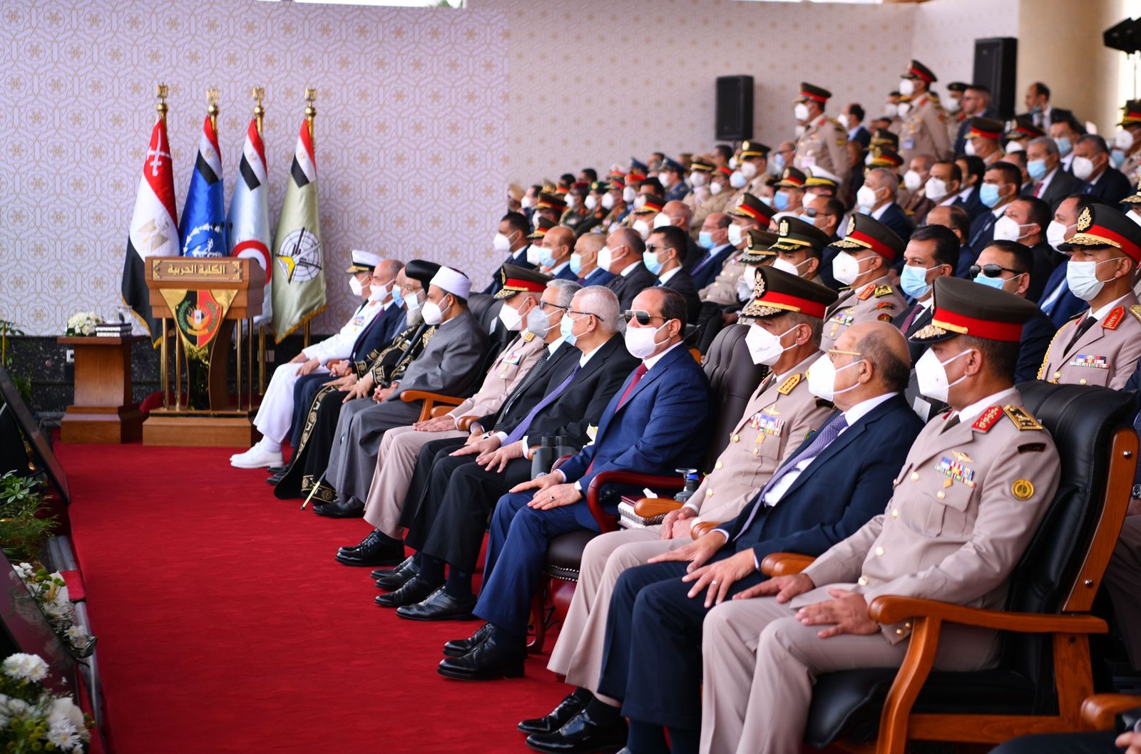 الرئيس عبدالفتاح السيسي يشهد حفل تخرج الكليات والمعاهد العسكرية بالكلية  الحربية - بوابة الأهرام