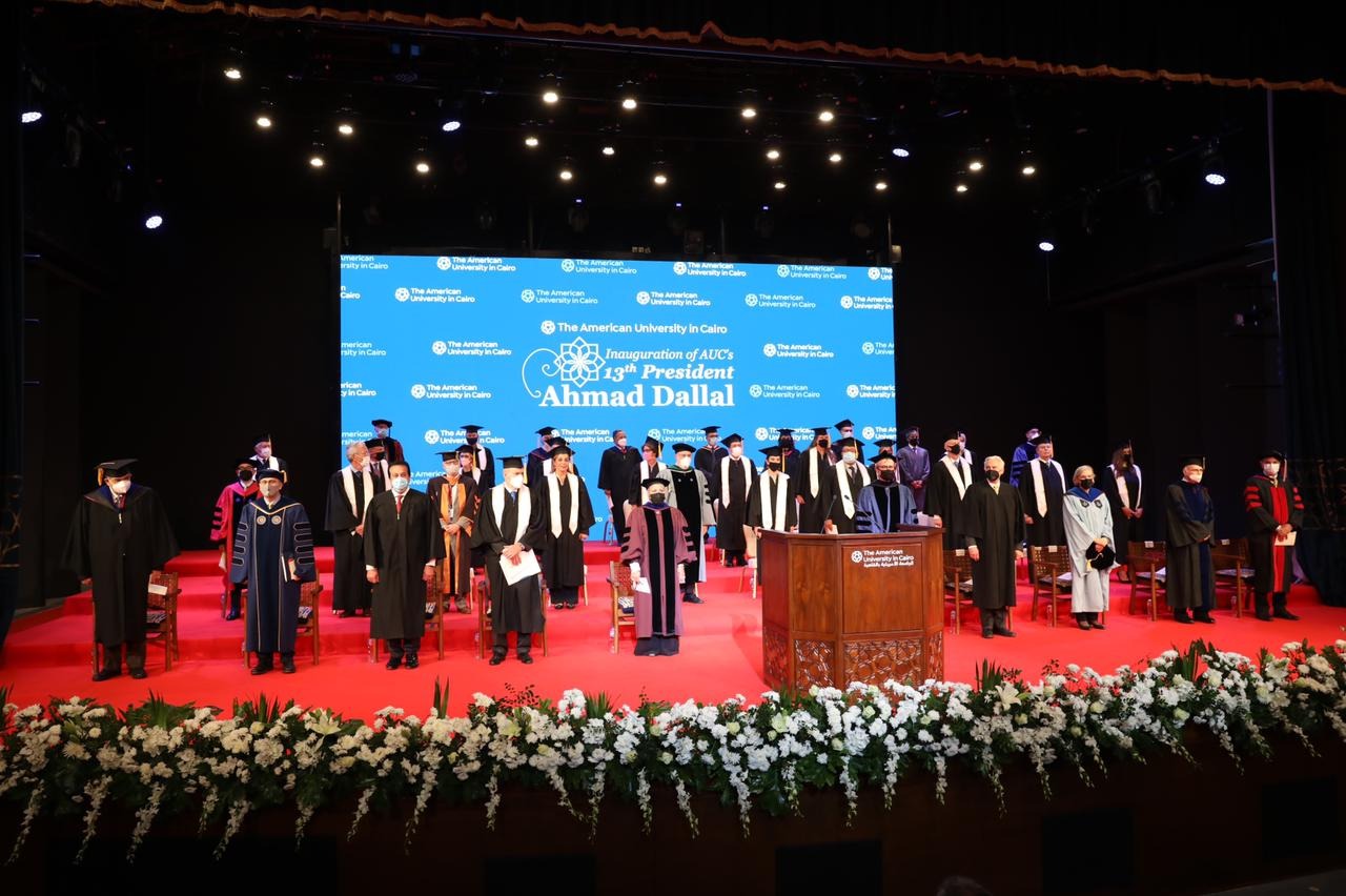 حفل تنصيب الرئيس الجديد للجامعة الأمريكية بالقاهرة