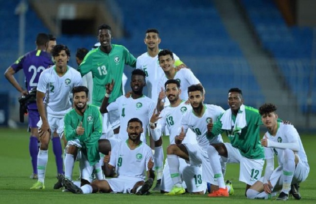 مباراة المنتخب الاولمبي السعودي