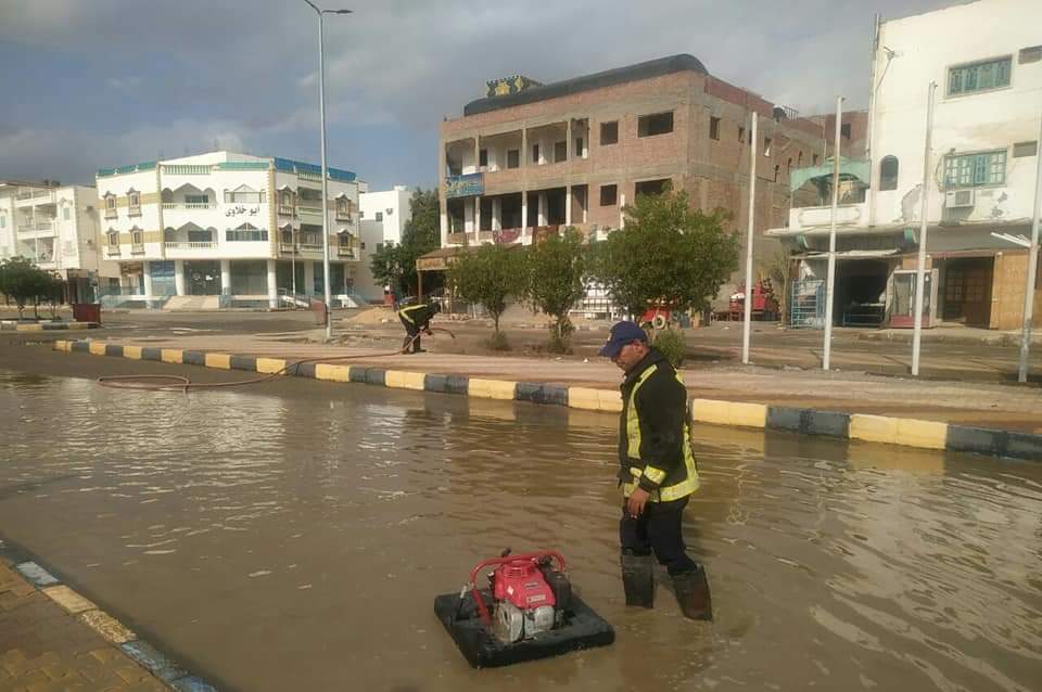   السيول والأمطار في محافظة البحر الأحمر