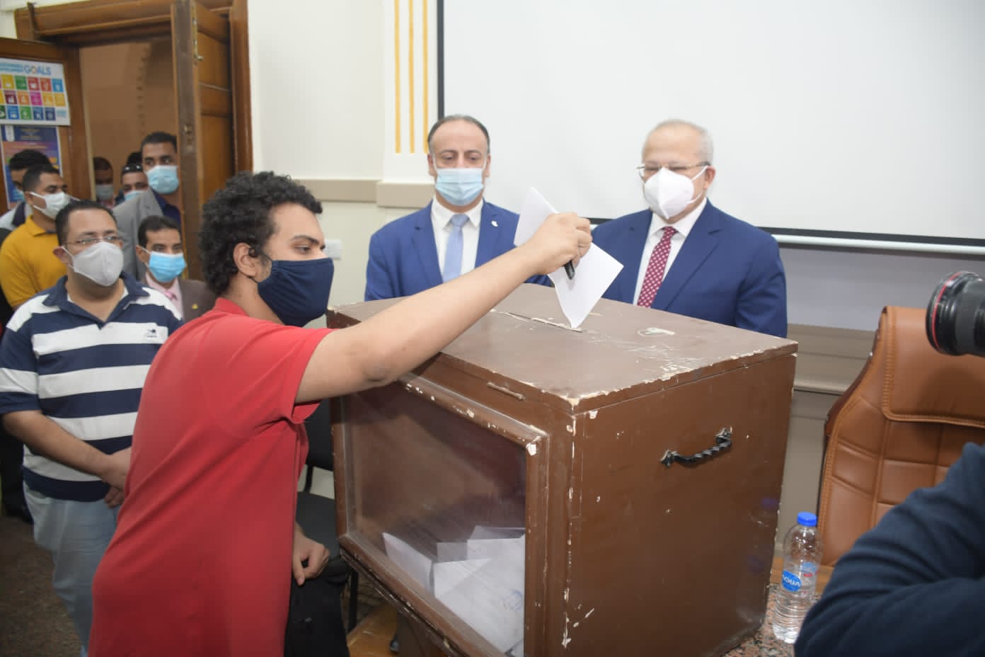  بدء الجولة الأولى لانتخابات الاتحادات الطلابية بجامعة القاهرة 