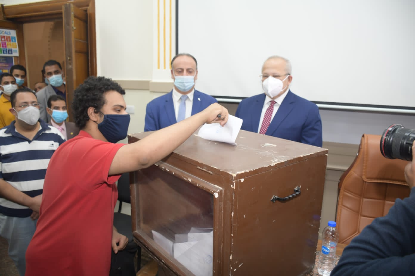  بدء الجولة الأولى لانتخابات الاتحادات الطلابية بجامعة القاهرة 
