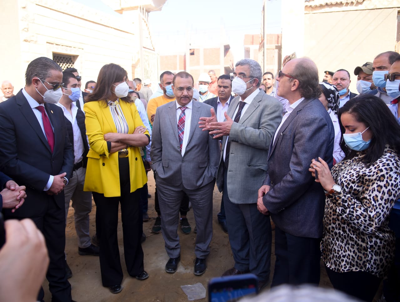  وزيرة الهجرة ومحافظ الفيوم يتفقدان مشروعات المبادرة الرئاسية  حياة كريمة  بقرية الشواشنة  صور