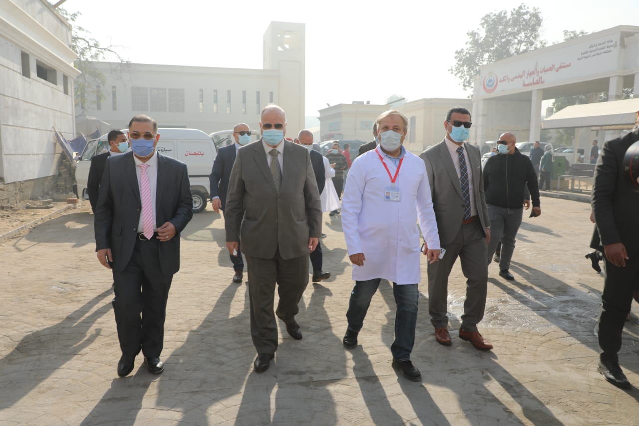  محافظ القاهرة يتفقد مستشفى حميات العباسية | صور 