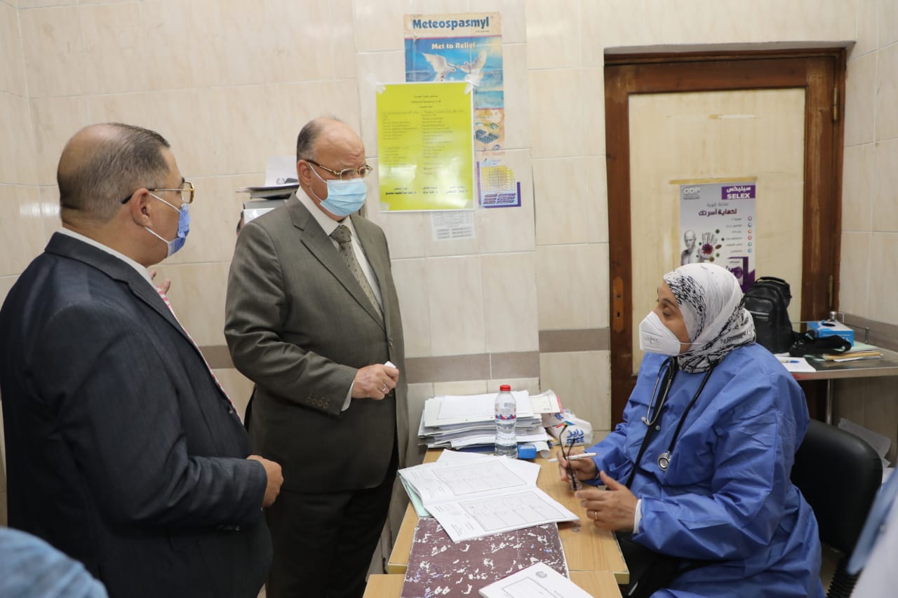 جانب من جولة محافظ القاهرة لمستشفى حميات العباسية