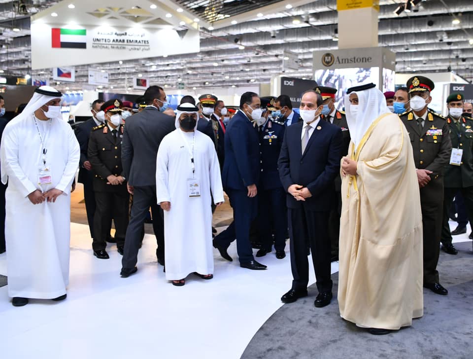 افتتاح الرئيس السيسي لمعرض مصر الدولي للصناعات العسكرية والدفاعية  إيديكس 2021 