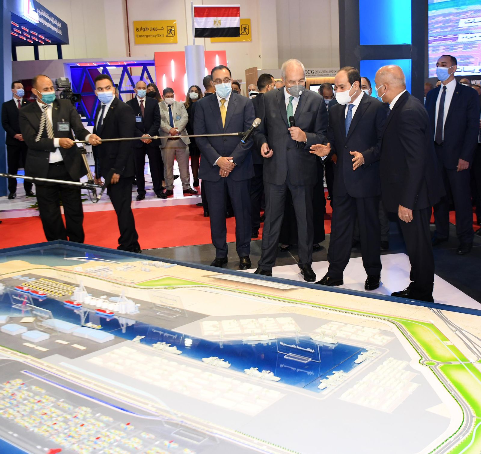  افتتاح الرئيس السيسي معرض ومؤتمر النقل الذكي واللوجيستيات