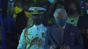 الأمير تشارلز ينام خلال الإعلان عن جمهورية باربادوس