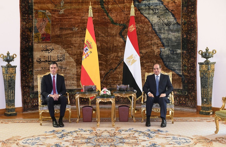 المتحدث الرئاسي ينشر صور استقبال ومباحثات الرئيس السيسي ورئيس وزراء إسبانيا
