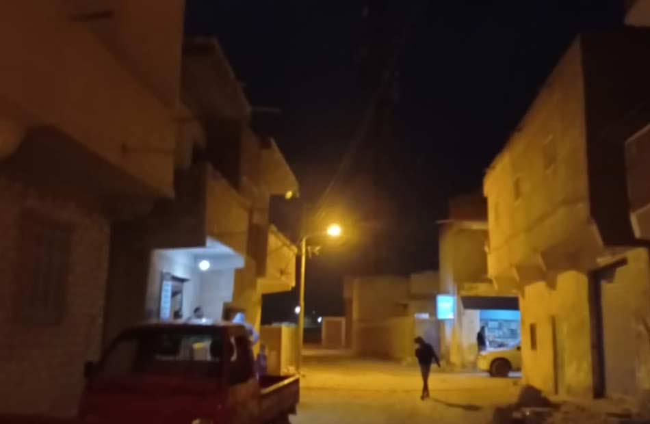 إنارة شوارع منطقة غوط رباح بمطروح 