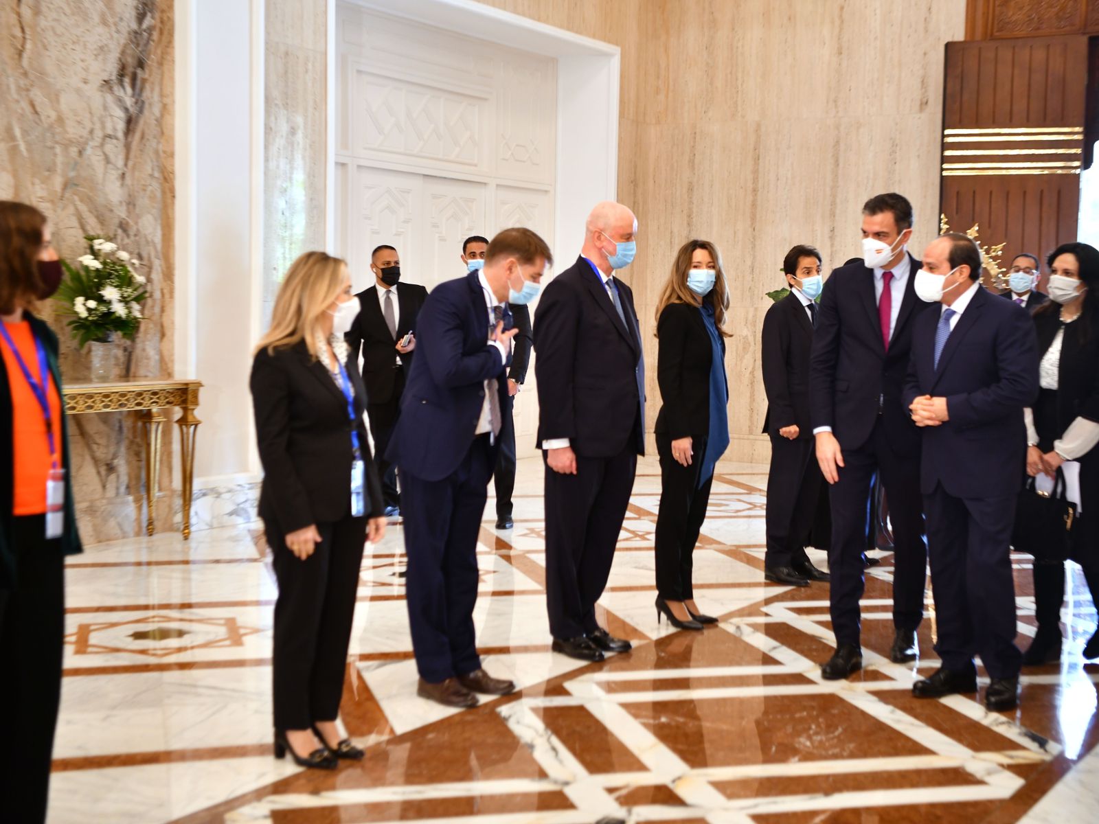 استقبال ومباحثات الرئيس السيسي ورئيس وزراء إسبانيا